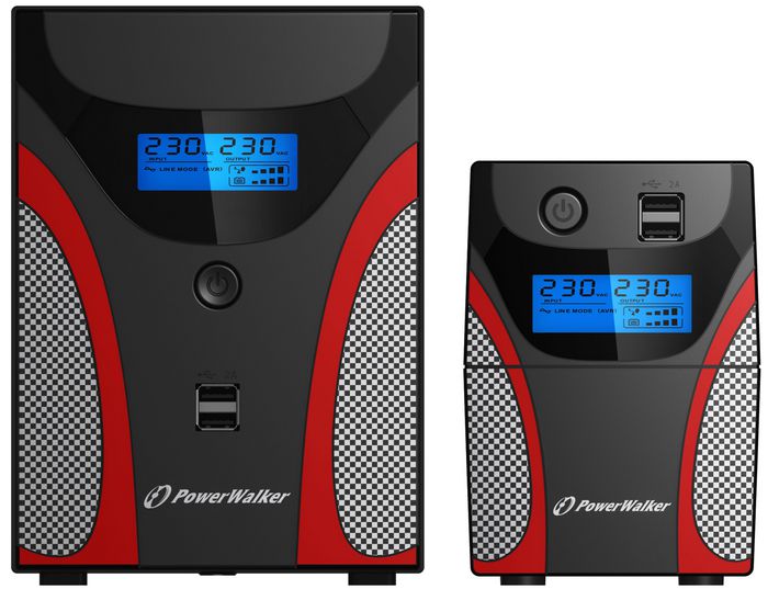 PowerWalker VI 850 GX FR, Line-Interactive, 850VA / 480W, 172-280 VAC ±7% - W125096716