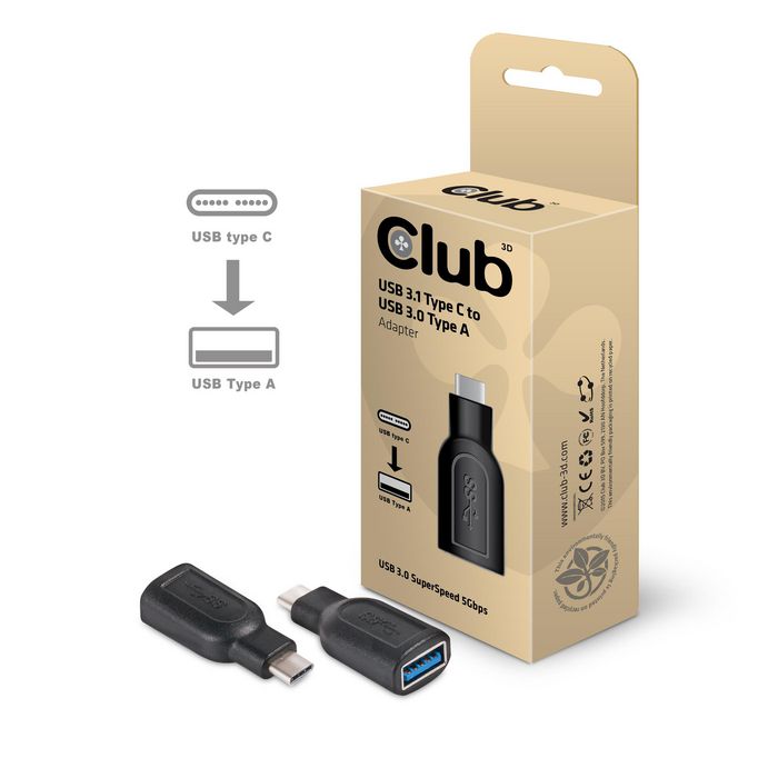 Club3D Club3D USB 3.1 Type C to USB 3.0 Type A Adapter - W125047041
