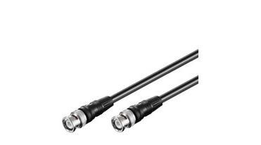 MicroConnect BNC Cable 5m, RG59, Black - W125022855