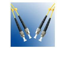 MicroConnect Optical Fibre Cable, ST-ST, Singlemode, Duplex, OS2 (Yellow), 1m - W124550464