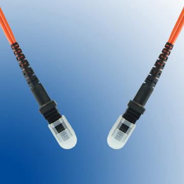 MicroConnect Optical Fibre Cable, MTRJ-MTRJ, Multimode, Duplex, OM2 (Orange), 0.5m - W124650445