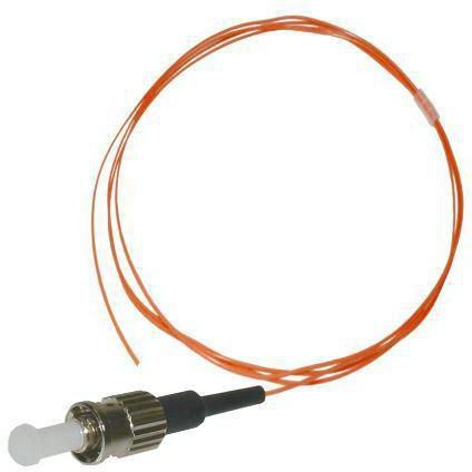 MicroConnect Optical Fibre Pigtail Cable, ST connector, Multimode Simplex Connector, 0.9mm, LSZH, OM2 (Orange) 3m - W124850179