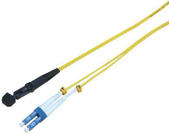 MicroConnect Optical Fibre Cable, LC-MTRJ, Singlemode, Duplex, OS2 (Yellow), 25m - W125050294