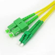 MicroConnect Optical Fibre Cable, LC-SC, Singlemode, Duplex, OS2 (Yellow) 5m - W125050298