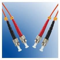 MicroConnect Optical Fibre Cable, ST-ST, Multimode, Duplex, OM1 (Orange), 20m - W125289215