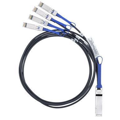 Cisco 40GBASE-CR4 QSFP+ to four 10GBASE-CU SFP+ direct attach breakout cable assembly, 10 meter active - W124569998