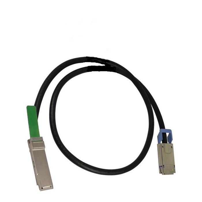 Hewlett Packard Enterprise 1m FDR Quad Small Form Factor, Pluggable, InfiniBand Copper Cable - W125128424