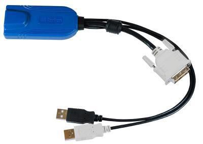 Raritan Digital DVI-D, USB CIM required for virtual media - W124448134