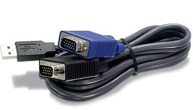 TRENDnet 10ft USB/VGA KVM cable - W124976186