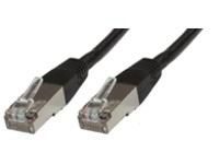 MicroConnect FTP Cat5e, 1.5 m, PVC, 2 x RJ-45, Black - W124545679