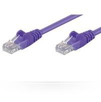 MicroConnect UTP CAT5E 0.5M Purple PVC - W124545713