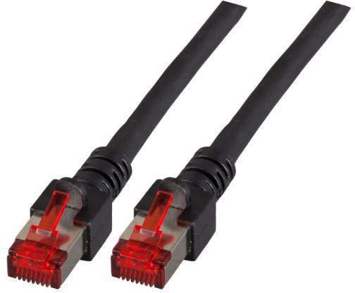 MicroConnect CAT6 S/FTP Network Cable 20m, Black with Snagless - W124575445