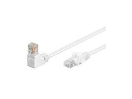 MicroConnect CAT5e U/UTP Network Cable 1 x 90° angled 5m, White - W124577148