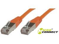 MicroConnect SSTP CAT6, 0.5M, Orange, LSZH - W124675534