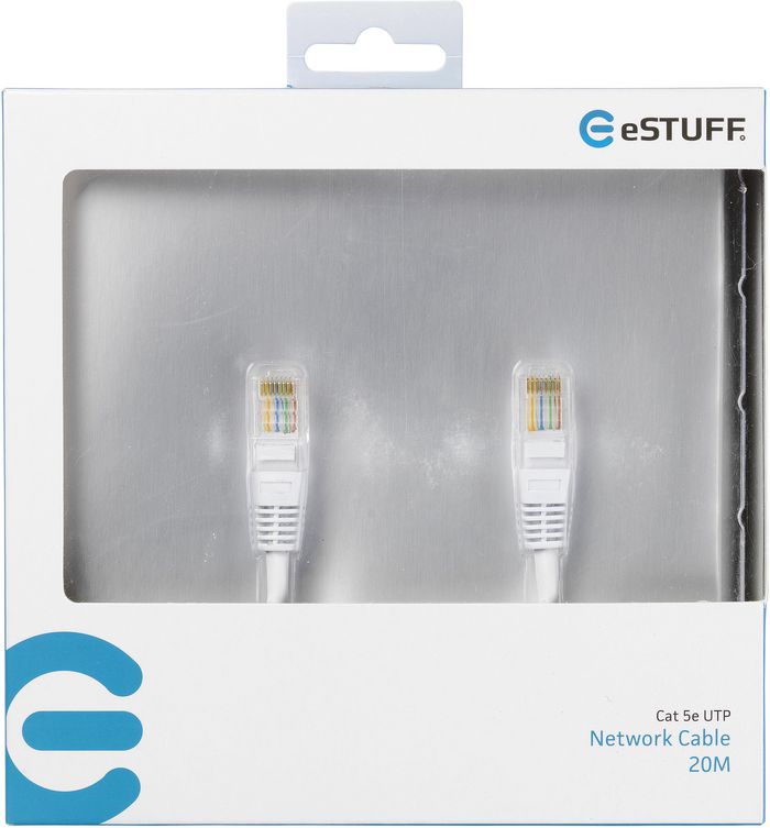 eSTUFF UTP CAT 5e Ethernet cable 20m - W125248920