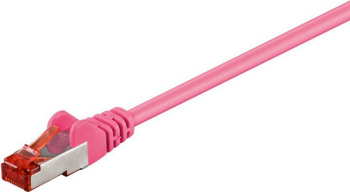 MicroConnect F/UTP CAT6 3m Pink PVC - W125292390