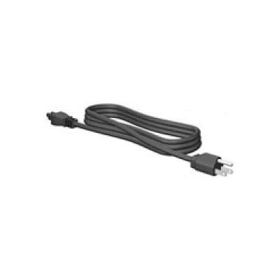 HP Power cord (Black) - 1.8m (5.9ft) long - Has straight C5 (F) plug for power output (for 220V in Switzerland) - W124435146
