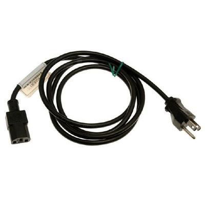HP AC power cord (Black) - 3-conductor, 1.8m (70in) long - W125234607