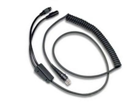 Honeywell 53-53002-3, Keyboard Wedge PowerLink Cable with Adapter Cablle, 2.7 m, black - W124691561