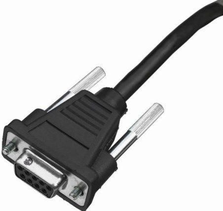 Honeywell Cable: RS232, black, DB9 female, 2.9m (9.5'), coi led, 5V external power - W124723820