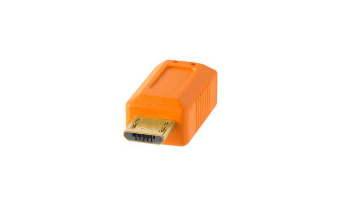 Tether Tools USB 2.0 A - Micro USB B, 4.6 m, orange - W124747982