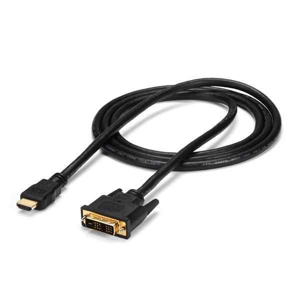 StarTech.com StarTech.com 6ft HDMI to DVI D Adapter Cable - Bi-Directional - HDMI to DVI or DVI to HDMI Adapter for Your Computer Monitor (HDMIDVIMM6) - W124456213