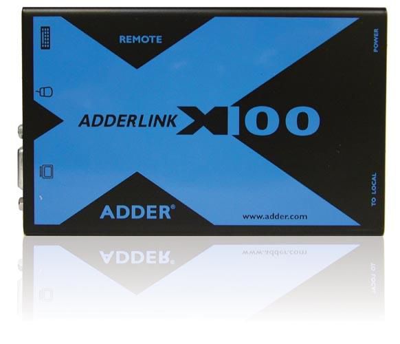 Adder Receiver, 1600 x 1200, 100m Max, HD-15, PS/2, RJ-45, Audio - W125178477