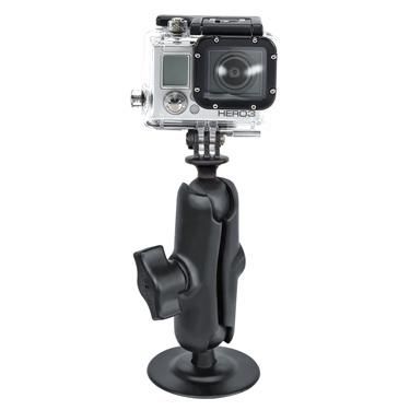 RAM Mounts RAM Flex Adhesive Double Ball Mount with Action Camera Adapter - W124570700