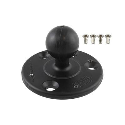 RAM Mounts RAM Large Round Plate with Ball for Raymarine A50, A50D, A57D & A70 - W124770190