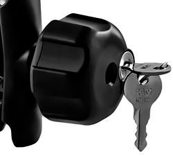 RAM Mounts RAM Key Lock Knob with Steel Insert for B Size Socket Arms - W125185885
