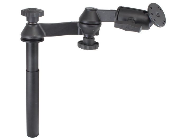 RAM Mounts RAM Tele-Pole with 8" & 8.5" Poles, Double Swing Arms & Round Plate - W125269973
