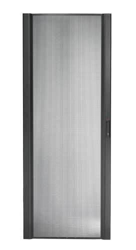 APC NetShelter SX, 42U, Wide Perforated Curved Door, Black - W124545514