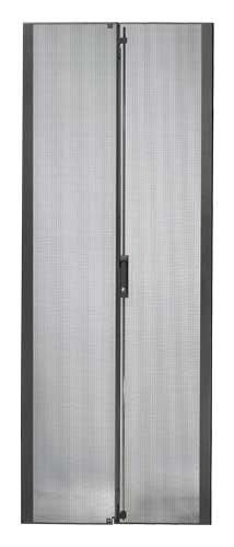 APC NetShelter SX 42U 750mm Wide Perforated Split Doors Black - W124745492