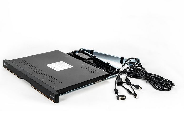Vertiv LRA185KMM-205 rack console 48.3 cm (19") 1366 x 768 pixels Plastic, Steel Black 1U - W124961987