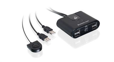 IOGEAR 2 x 4 USB 2.0 Peripheral Sharing Switch, 140g - W124855136