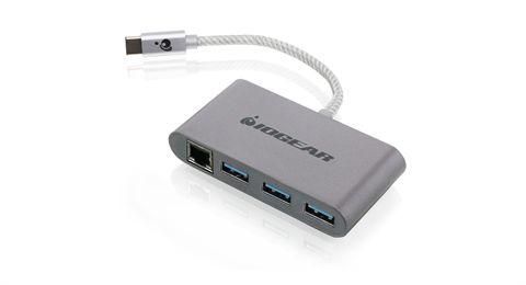 IOGEAR HUB-C Gigalinq USB-C to USB-A Hub with Ethernet Adapter - W125055398