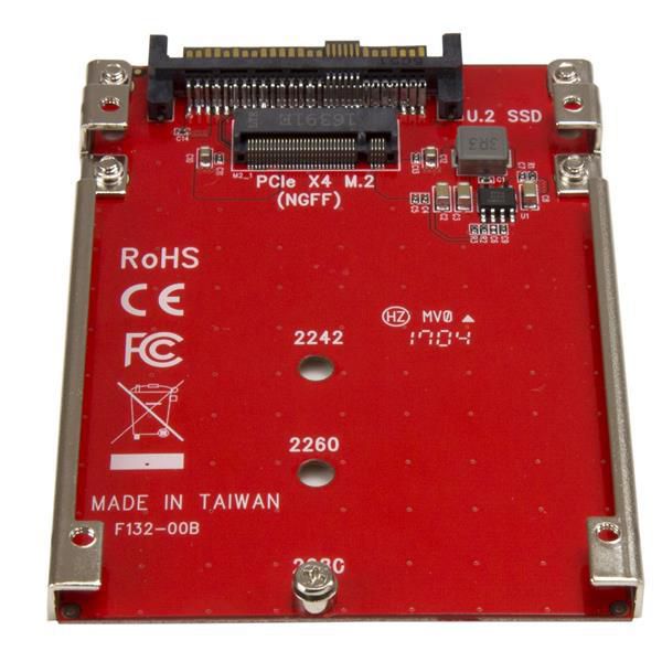 StarTech.com StarTech.com M.2 to U.2 Adapter - For M.2 PCIe NVMe SSDs - PCIe M.2 Drive to U.2 (SFF-8639) Host Adapter - M2 SSD Converter (U2M2E125) - W124976496