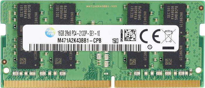 HP 16GB DDR4-2133 SODIMM SDRAM - W124568506