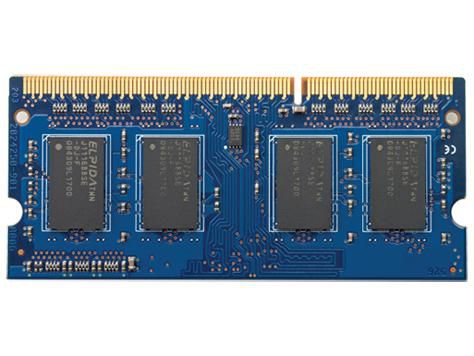 HP 4GB, DDR3L-1600, PC3L-12800 SDRAM Small Outline Dual In-Line Memory Module (SODIMM) - W125029228