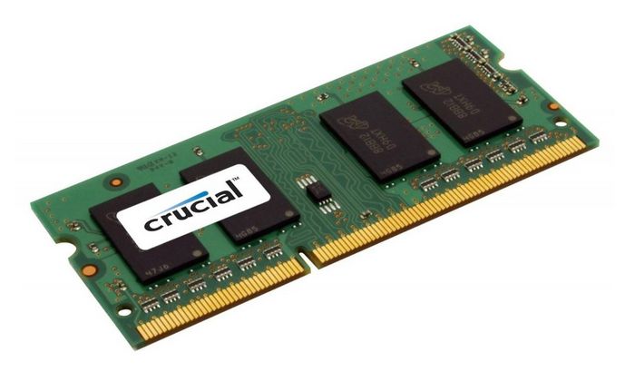 Crucial 8GB, 204-pin SODIMM, DDR3 PC3-12800 memory module - W125345852