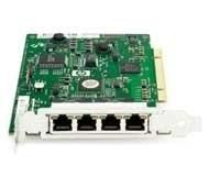 Hewlett Packard Enterprise The HP NC150T PCI four-port Gigabit Combo Switch Adapter is a Gigabit switch and PCI NIC integrated on a single card that provides four external switched ports. It fits into a single PCI slot and is targeted to ProLiant 100 and 300 series servers. - W125287198