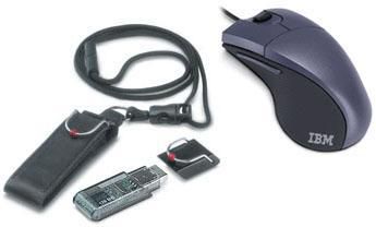 IBM Convenience Accessory Pack: 128MB Memory Key Optical Scrollpoint mouse - W125298732