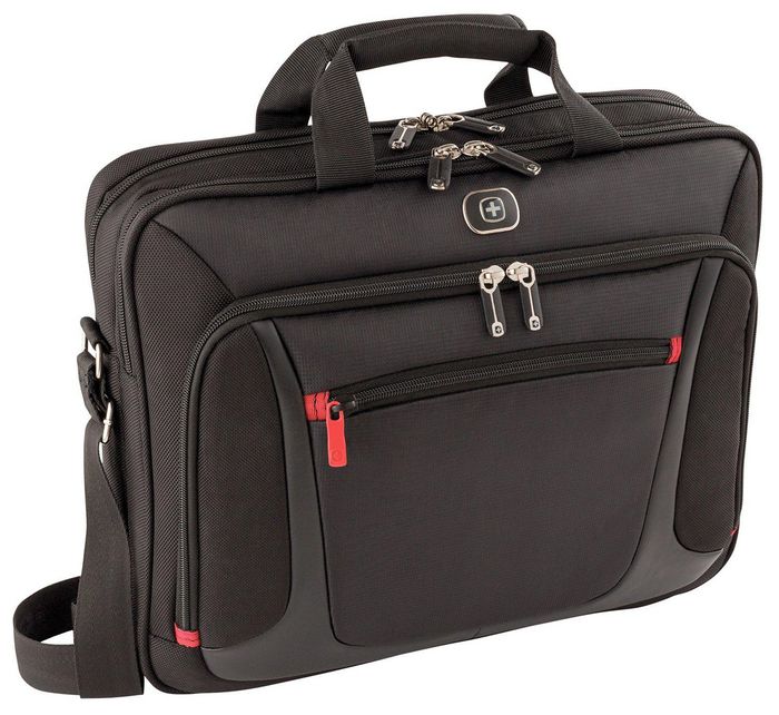 Wenger SENSOR 15" MacBook Pro Briefcase with iPad Pocket, Black - W124485490