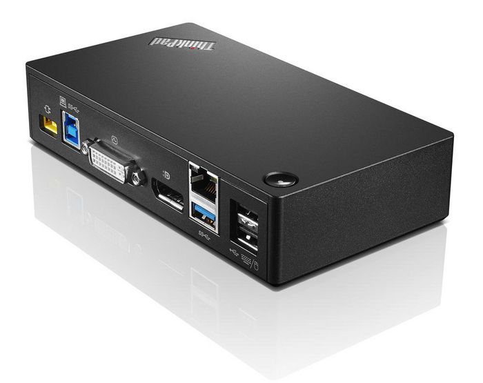 Lenovo ThinkPad USB 3.0 Pro Dock, 236g, Black, 45W - W124512503