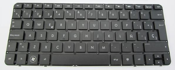 HP Keyboard (Czech), Black - W124525097