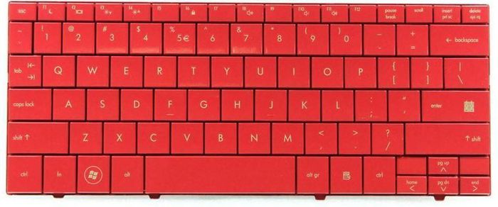 HP Keyboard (Arabic), Red - W124585266