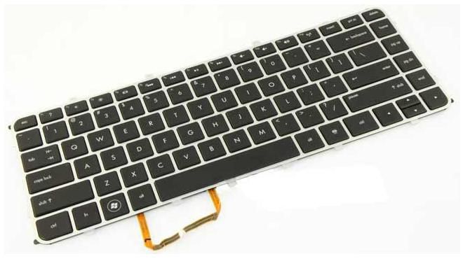 HP Keyboard (International), Black - W124588669