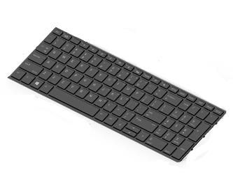 HP Keyboard (UK English), Black - W124590247