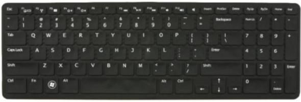 HP Keyboard (German), Black - W124635468