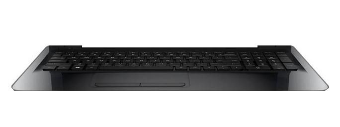HP Top Case/Keyboard for Pavilion 15-ay, Black - W124638630